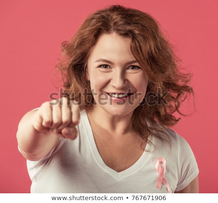 Stock fotó: Women Joined For The Fight Against Breast Cancer