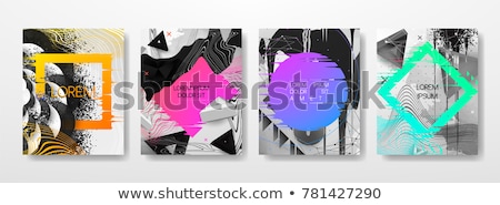 Stock photo: Abstract Liquid Design Set Of Posters Template