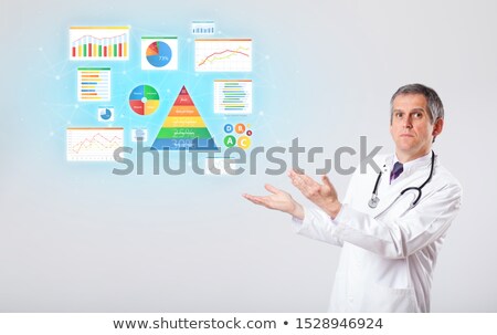 Stok fotoğraf: Nutritionist With Nutrient Intake Concept