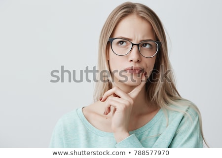 Stock foto: Blank Face That Is Puzzled