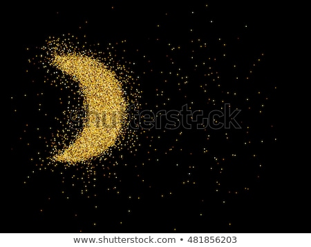 Stockfoto: Christmas Card With Golden Glowing Eps8