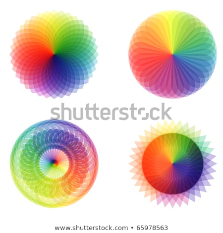 [[stock_photo]]: Rainbow Swirl With Color Variations