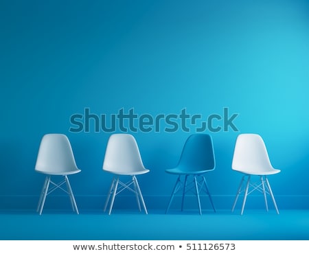 Stok fotoğraf: Blue Office Chair