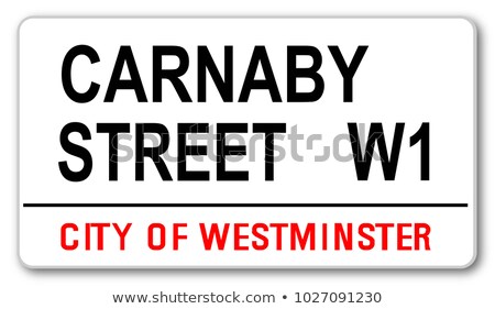 Carnaby Street Sign Foto stock © BigAlBaloo