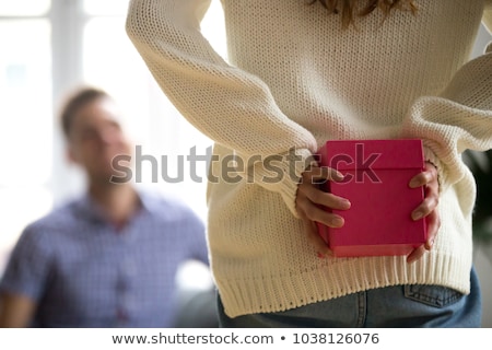 [[stock_photo]]: Woman Making Surprise To Her Boyfriend