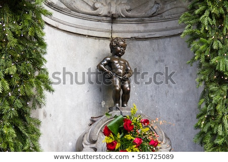 Foto d'archivio: Manneken Pis Statue In Brussels
