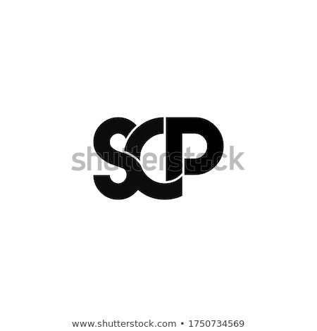 Foto stock: Elegant Scp Logo Design