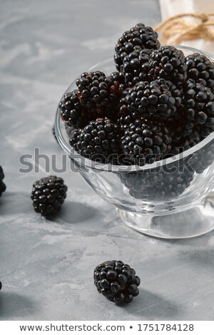 ストックフォト: Cup Of Ripe Blackberries