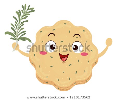 Stock fotó: Rosemary Shortbread Illustration