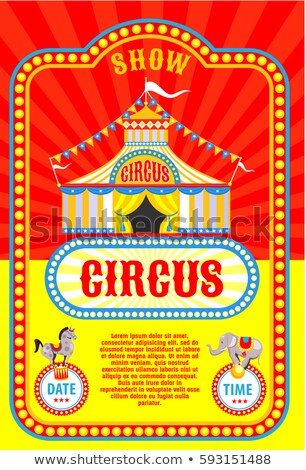 Foto d'archivio: Circus Vector Illustration Design