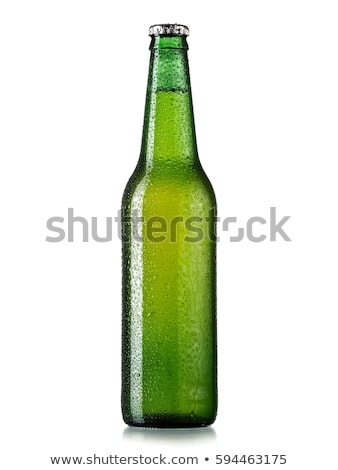Stock fotó: Empty Green Beer Bottle