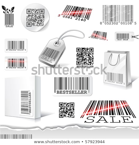 Qr Codes On Product Boxes For Scanning Information Stock photo © Kraska