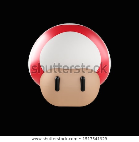 Foto stock: 3d Rendered Illustration Of A Mushroom Character