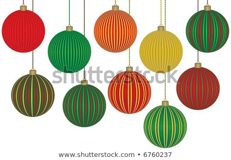 Stock foto: Ten Fabulous Christmas Ornaments