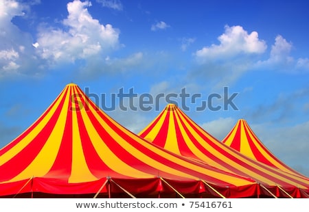 Stockfoto: Fun Yellow Circus Color Sun Party