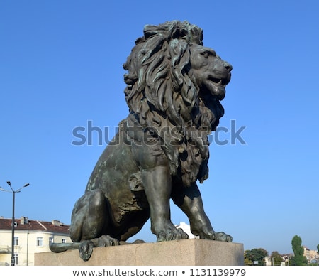 ストックフォト: Lion Sculpture In Sofia Bulgaria