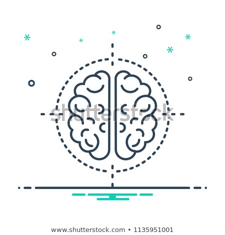 Stock fotó: Colored Vector Icons For Neurosurgery