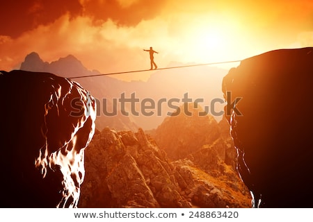 Foto stock: Taking Risks