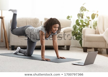 Foto stock: Woman Exercising