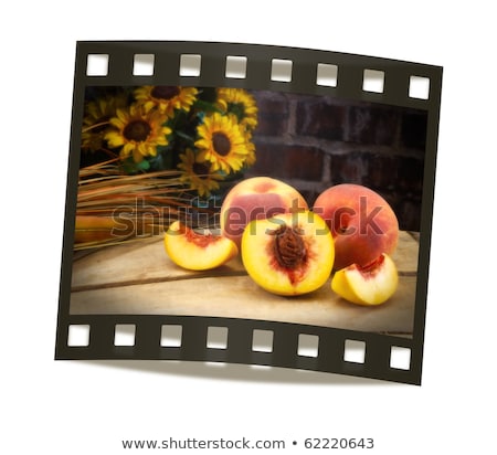 Stock fotó: Film Strip With Fruit Collection