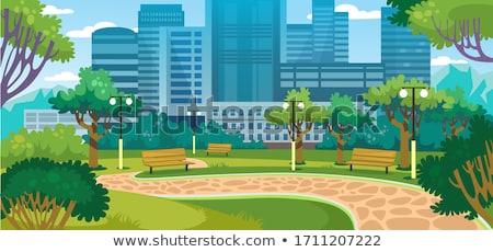 Foto stock: Alley In The Park