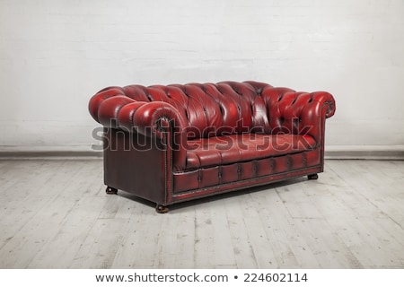 Zdjęcia stock: Upholstered Chesterfield Sofa