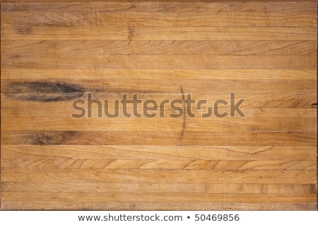 Foto d'archivio: Worn Butcher Block Cutting And Chopping Board As Background