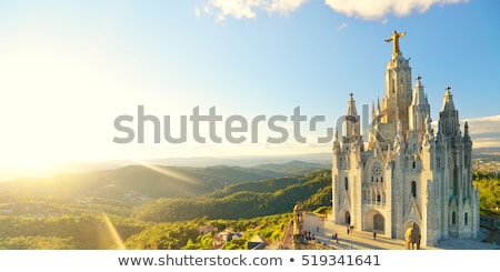 Stockfoto: Statue Of Jesus In Barcelona