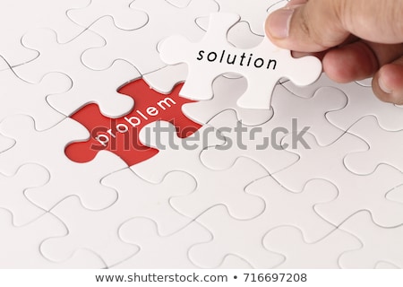Foto stock: Solution Word