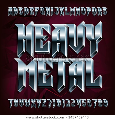 Stockfoto: Heavy Metal 3d Illustration