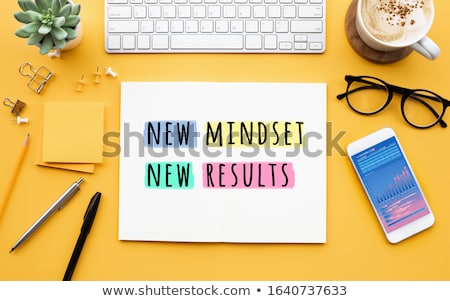 Stock foto: New Mindset New Results - Business Concept