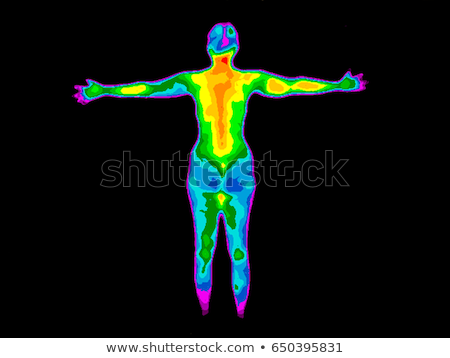 Stok fotoğraf: Human Thermography Illustration