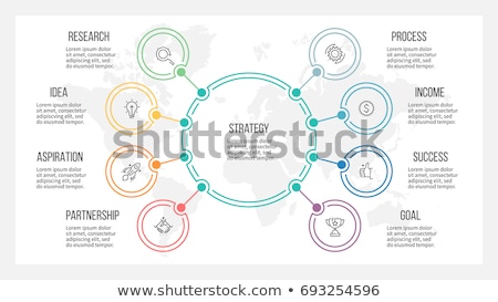 Foto stock: People Team Infographic Template
