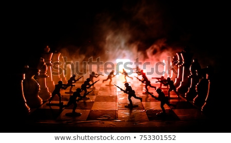 Foto d'archivio: Soldier Military Detailed Silhouette