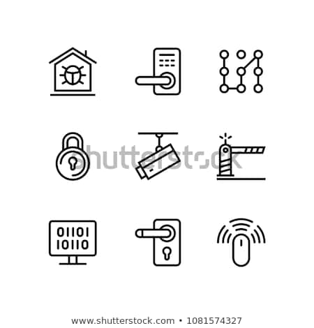 Security And Protection Simple Vector Icons For Web And Mobile Design Pack 4 Сток-фото © karetniy