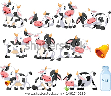 Stock photo: Cow Set