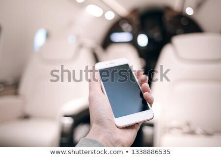 Stock fotó: Electrician Displaying Mobile Telephone