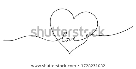 Pattern Ribbons Hearts [[stock_photo]] © Essl