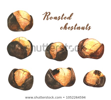Stock foto: Chinese Sugar Roasted Chestnuts