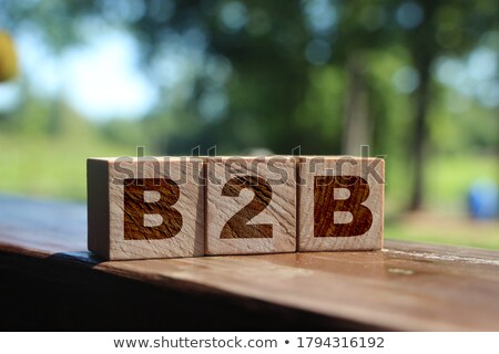 Zdjęcia stock: B2b On Cubes
