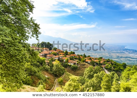 Сток-фото: Old Platamonas Village Greece Olympus Mountain