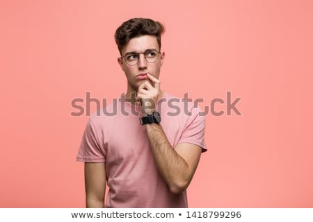 Foto stock: Disappointed Young Man