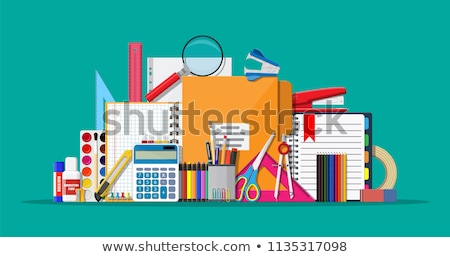 Stock foto: Calculator And Office Supplies