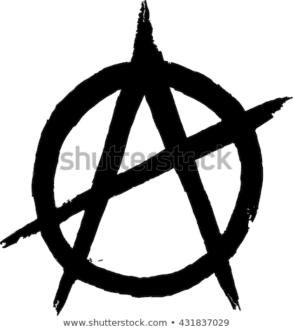 Foto d'archivio: Anarchy Symbol Graffiti