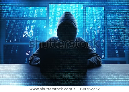 Foto stock: Hacker