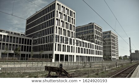 Stock fotó: Modern Office Building In Munich Germany