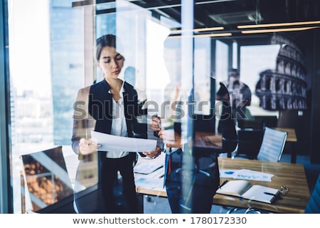 Stock photo: Interactive Glass Stand