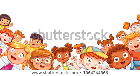 Foto stock: Racial Diversity Kids Banner