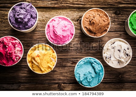 Foto d'archivio: Traditional Ice Cream Flavours