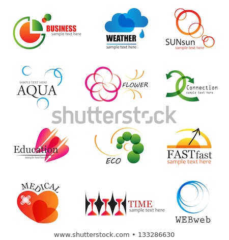 Stockfoto: Abstract Green Heart Circle Business Logo